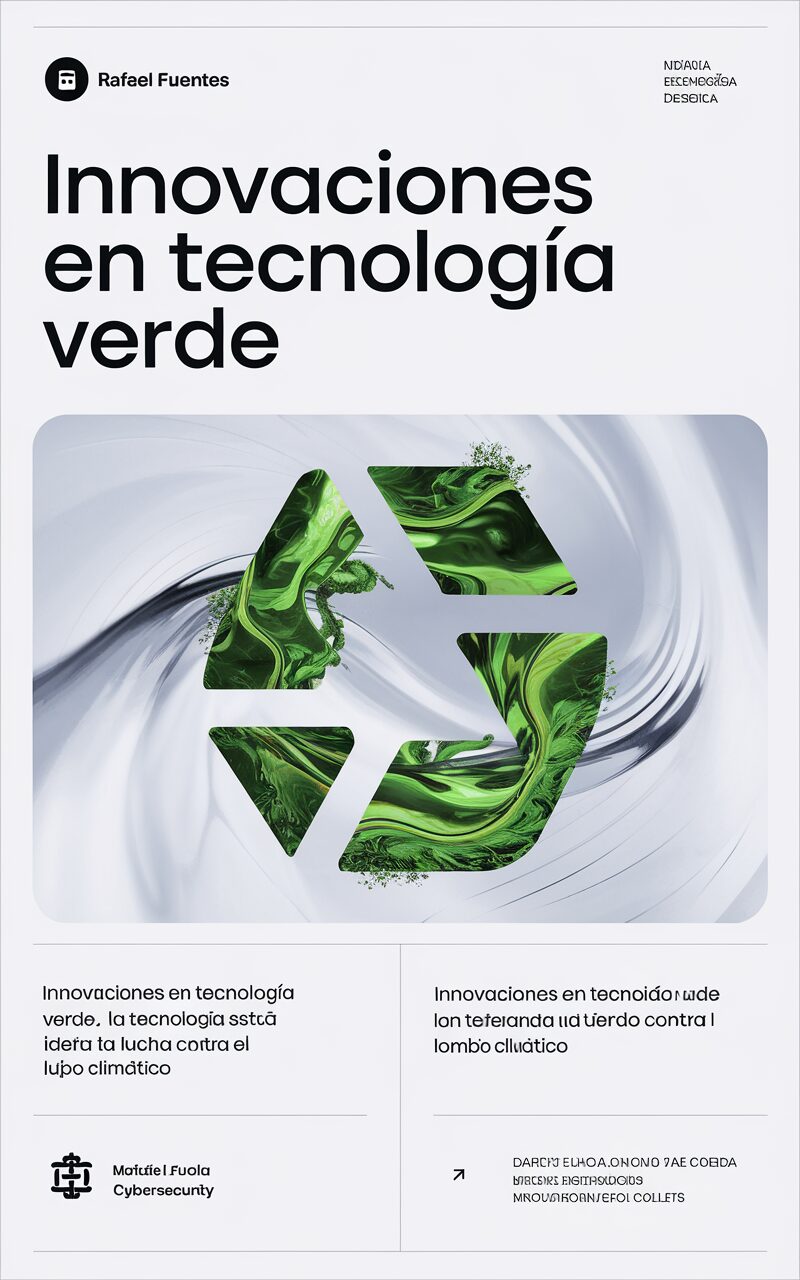 Innovaciones en Tecnología Verde: Cómo la Tecnología Está Liderando la Lucha Contra el Cambio Climático