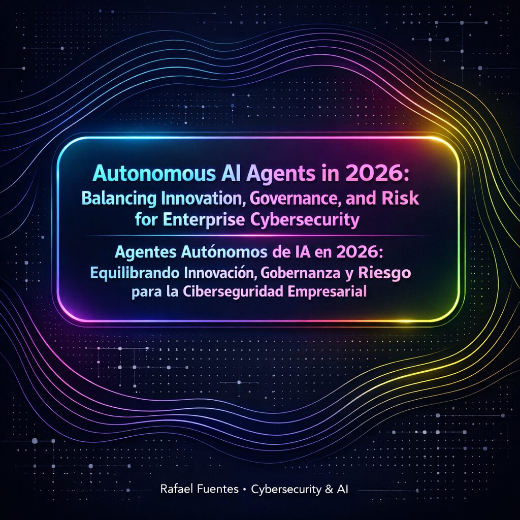 Agentes de IA autónomos en 2026: equilibrar innovación, gobernanza y riesgo para la ciberseguridad empresarial