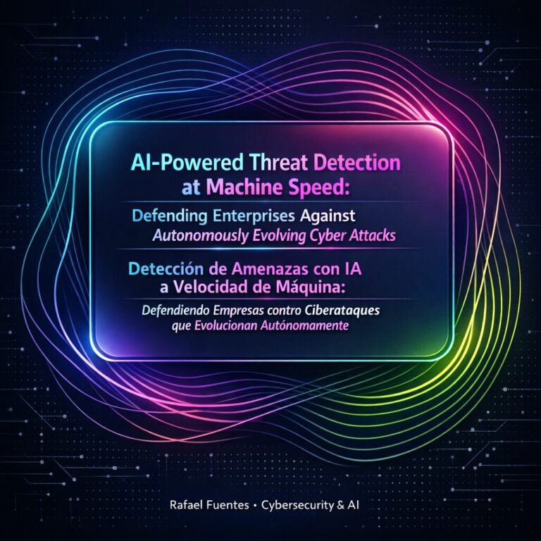 Detección de amenazas con IA a velocidad de máquina: Defendiendo a las empresas contra ciberataques que evolucionan de forma autónoma en 2026