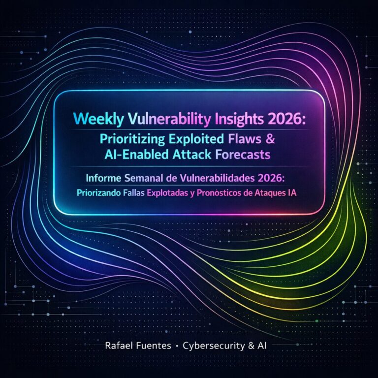 Perspectivas Semanales de Vulnerabilidades 2026: Priorizando Fallos Explotados y Pronósticos de Ataques habilitados por IA